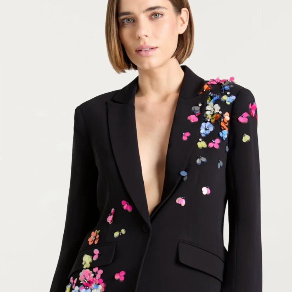 Paillette Vines Cheyenne Blazer Size 8